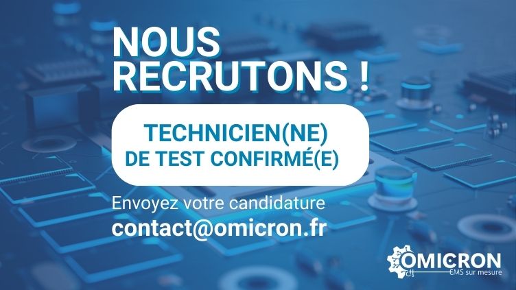 offre emploi Technicien(ne) de test confirmé(e)