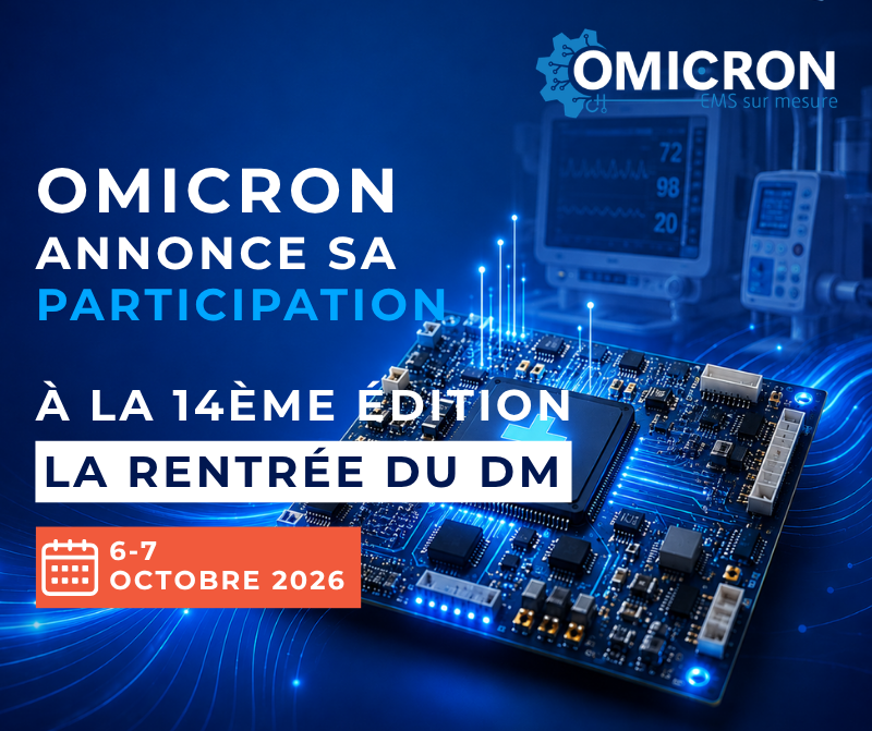 OMICRON au Kursaal de Besançon pour La Rentrée du DM 2026, salon des dispositifs médicaux
